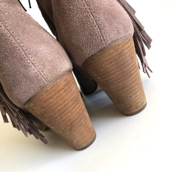 Steve Madden Ponncho Fringe Ankle Booties - Picture 10 of 14